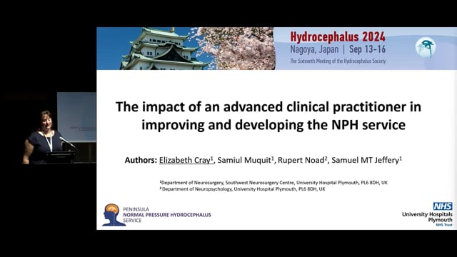 The impact of an advanced clinical practitioner in improving and developing the NPH service - Elizabeth Cray