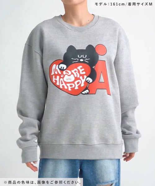 トレーナー スウェット 「UNISEX」Romane×ALAND／MOGRYプルオーバー（裏起毛） レディース メンズ UNISEX】Romane×ALAND／MOGRYプルオーバー（裏起毛