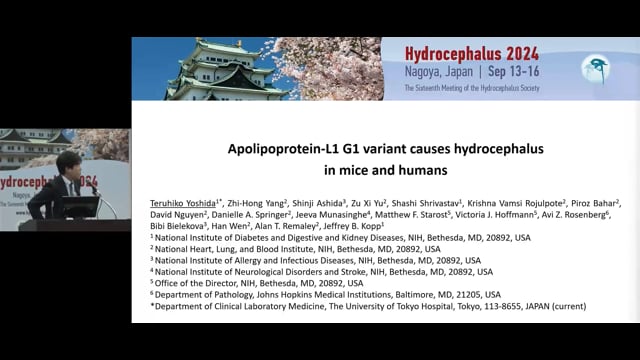 Apolipoprotein-L1 G1 Variant Causes Hydrocephalus In Mice And Humans - Teruhiko Yoshida
