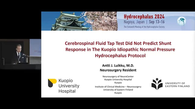 Cerebrospinal Fluid Tap Test Did Not Predict Shunt Response In The Kuopio Idiopathic Normal Pressure Hydrocephalus Protocol - An