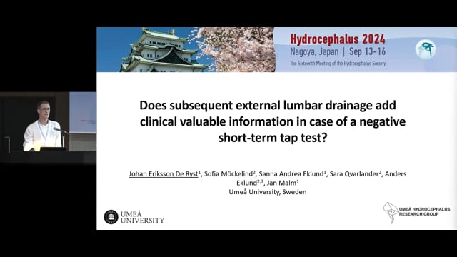Does Subsequent External Lumbar Drainage Add Valuable Clinical Information In Case Of A Negative Short-Term Tap Test  - Johan Er