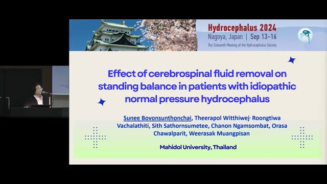Effect Of Cerebrospinal Fluid Removal On Standing Balance In Patients With Idiopathic Normal Pressure Hydrocephalus -  Sunee Bov