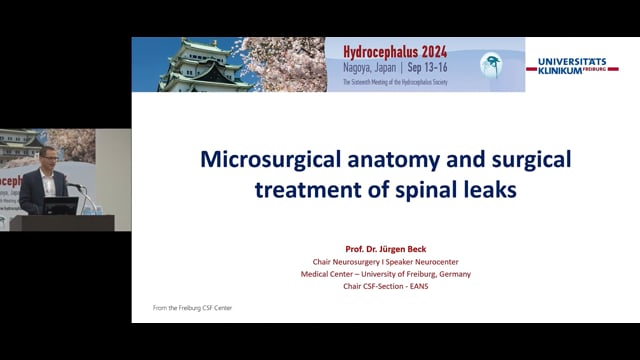 Microsurgical Anatomy And Surgical Treatment Of Spinal Leaks - Juergen Beck