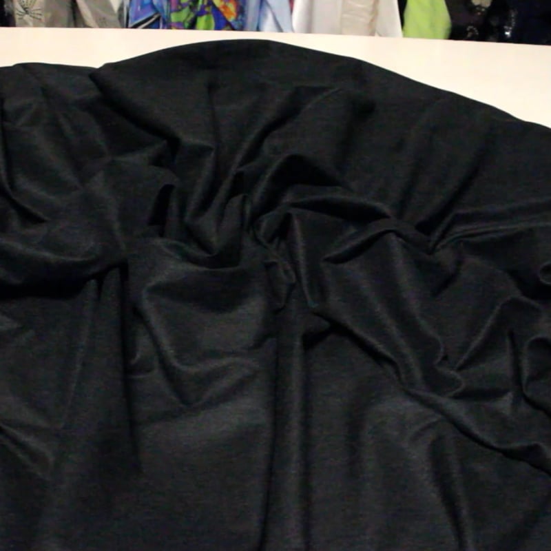 Vidéo: Tissu tailleur - Anthracite (Coupon de 2.70 mètres)
