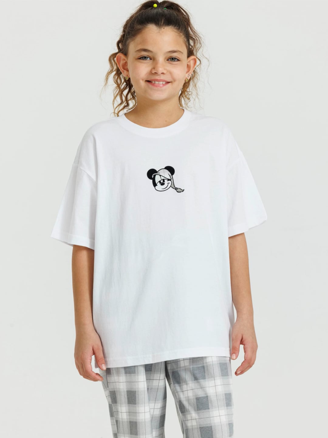 סט פיג’מה דקה עם כיתוב אישי MICKEY