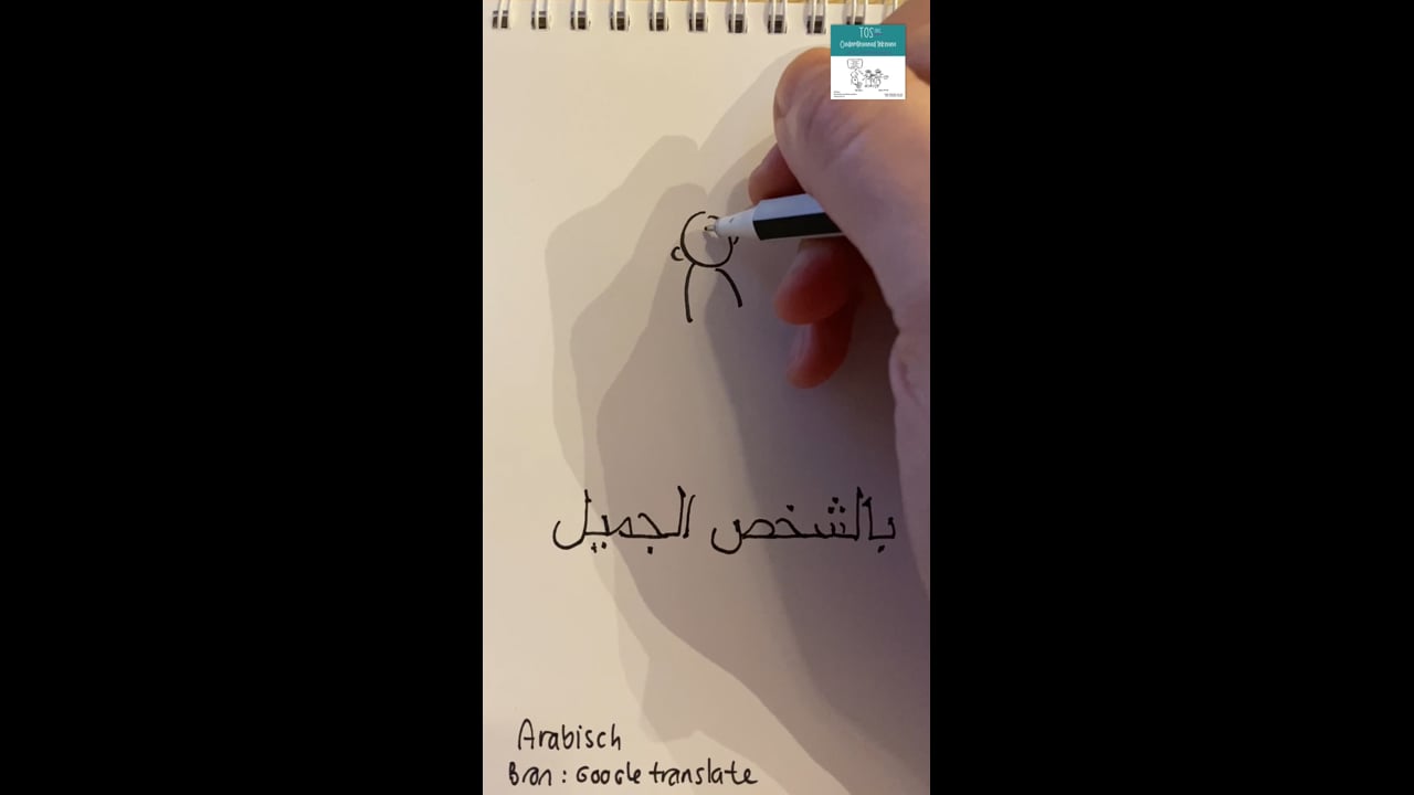 Arabisch: welkom mooi mens