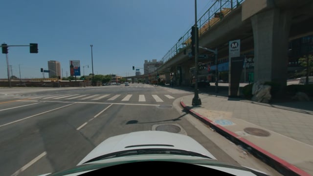 360 Driving Plate of LA's Chinatown 18K Capture