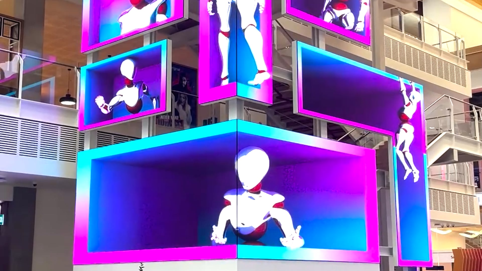 3D ANAMORPHIC SCREEN - SKY CENTRAL MOSAIC