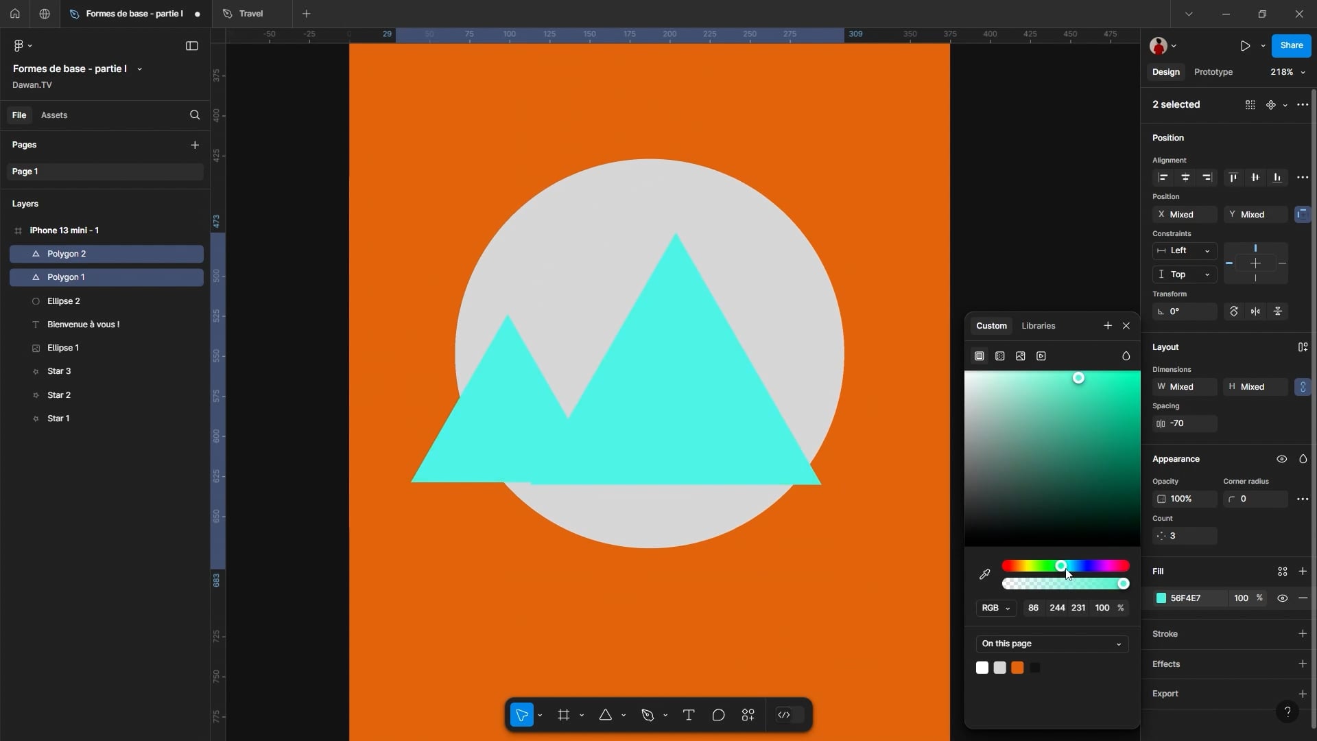 06 - les formes de bases - partie 01