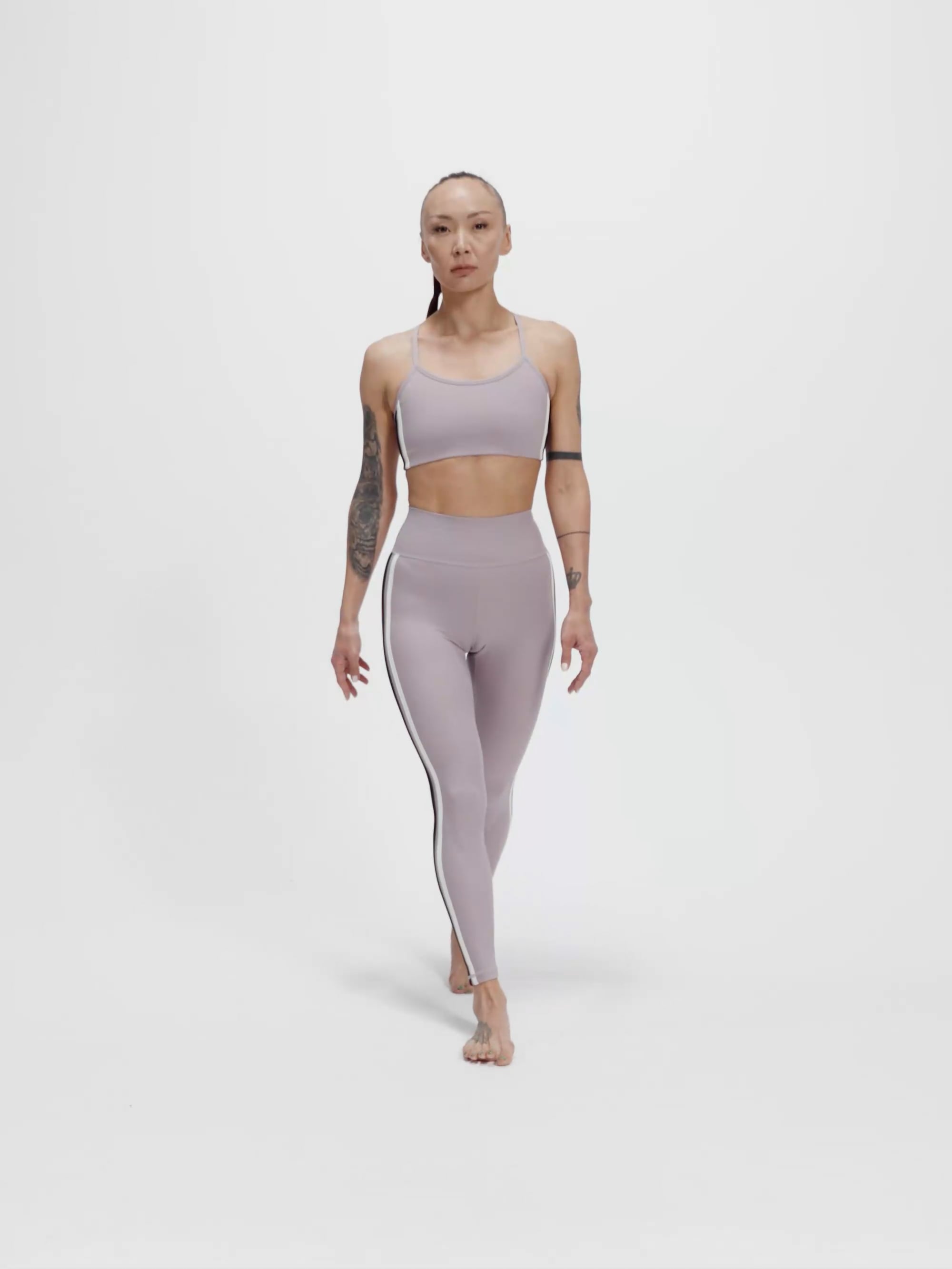 טייץ בגזרה גבוהה אורך ”25 מבד ilios