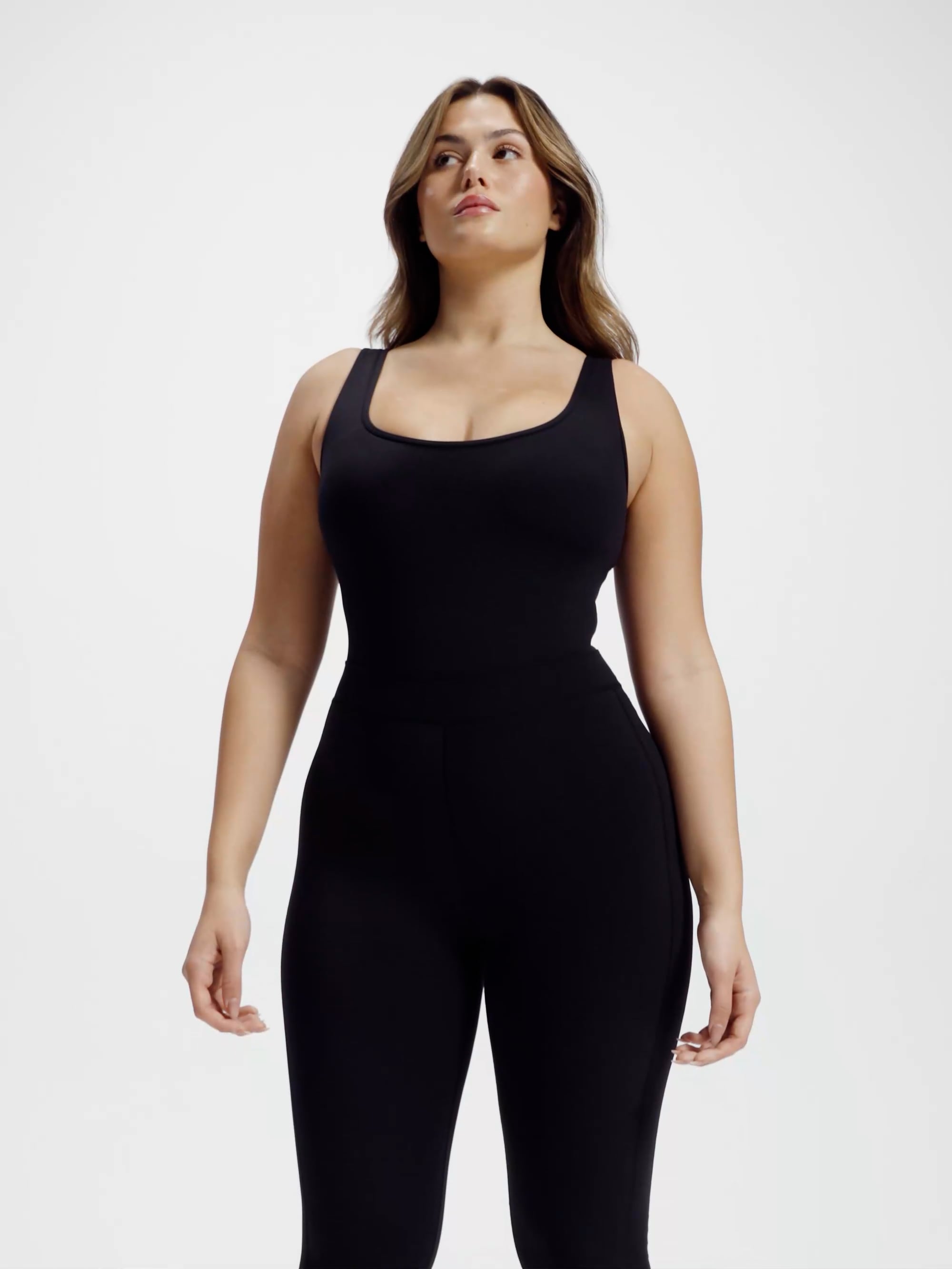 אוברול squat proof באורך ”28 מחשוף ישר מבד nero