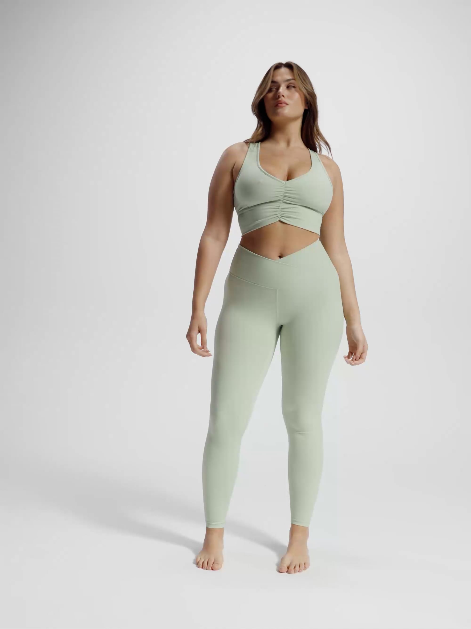 טייץ מותן מעטפת באורך ”28 מבד ilios ממוחזר