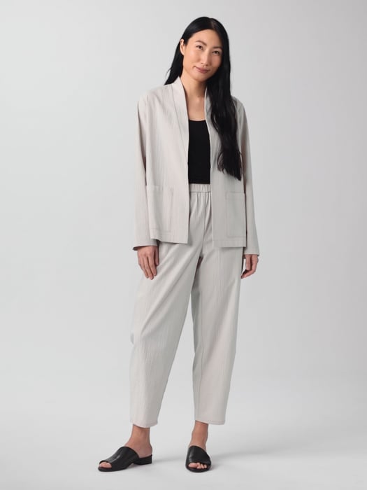 Organic Cotton Pucker Lantern Pant | EILEEN FISHER Organic Cotton Pucker Lantern Pant | EILEEN FISHER