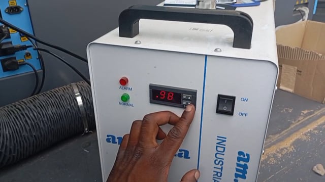 A-CHILLER/1400 AM-5200 Chiller Set to Constant Temperature Mode T-503 Controller