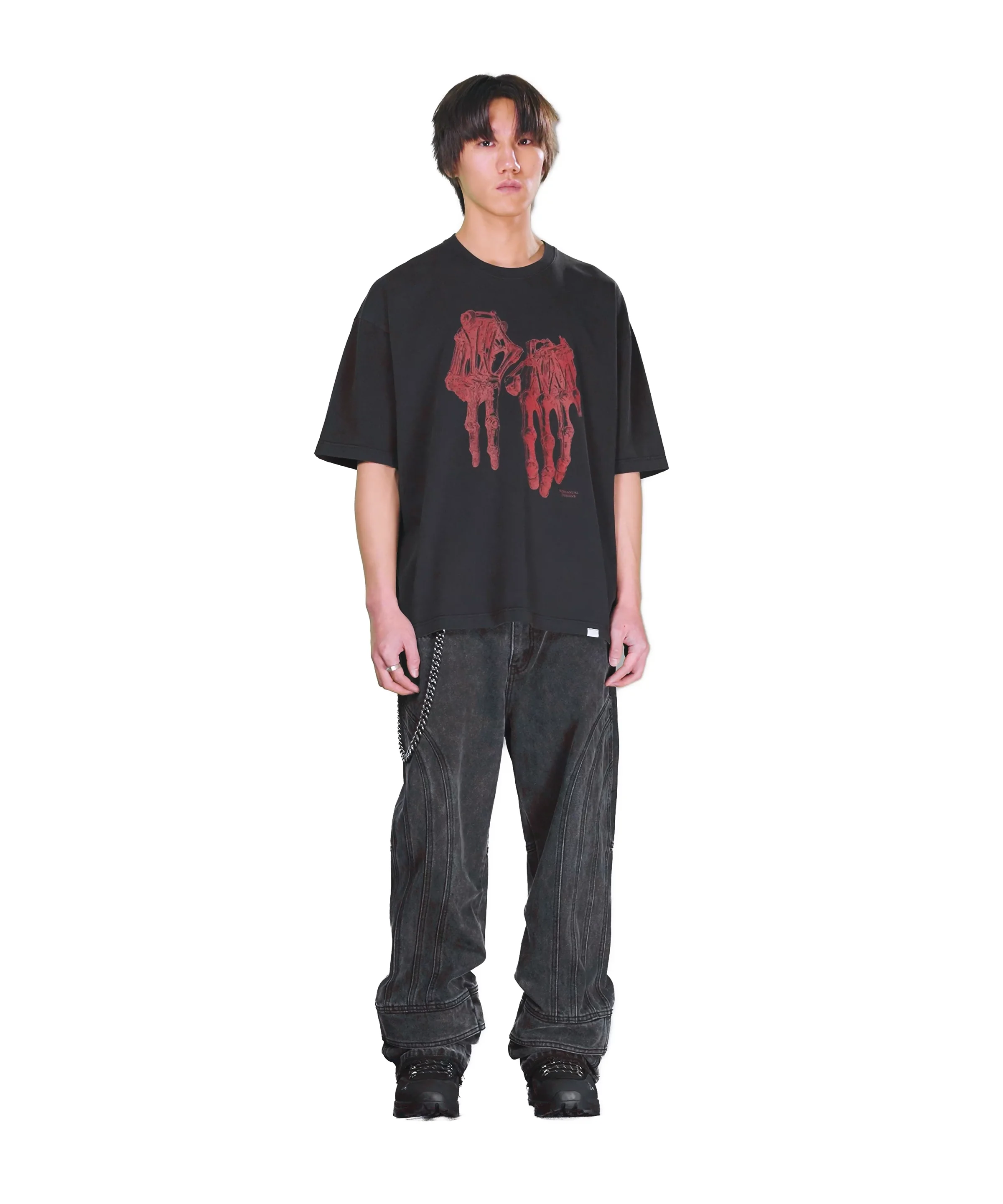 日本未入荷NOMANUALのROBOTIC HAND NM T-SHIRT 全3色 NOMANUAL】ROBOTIC HAND NM T-SHIRT | OUR BRAND,NOMANUAL