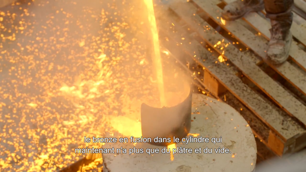 Fabrication d'un bronze artistique