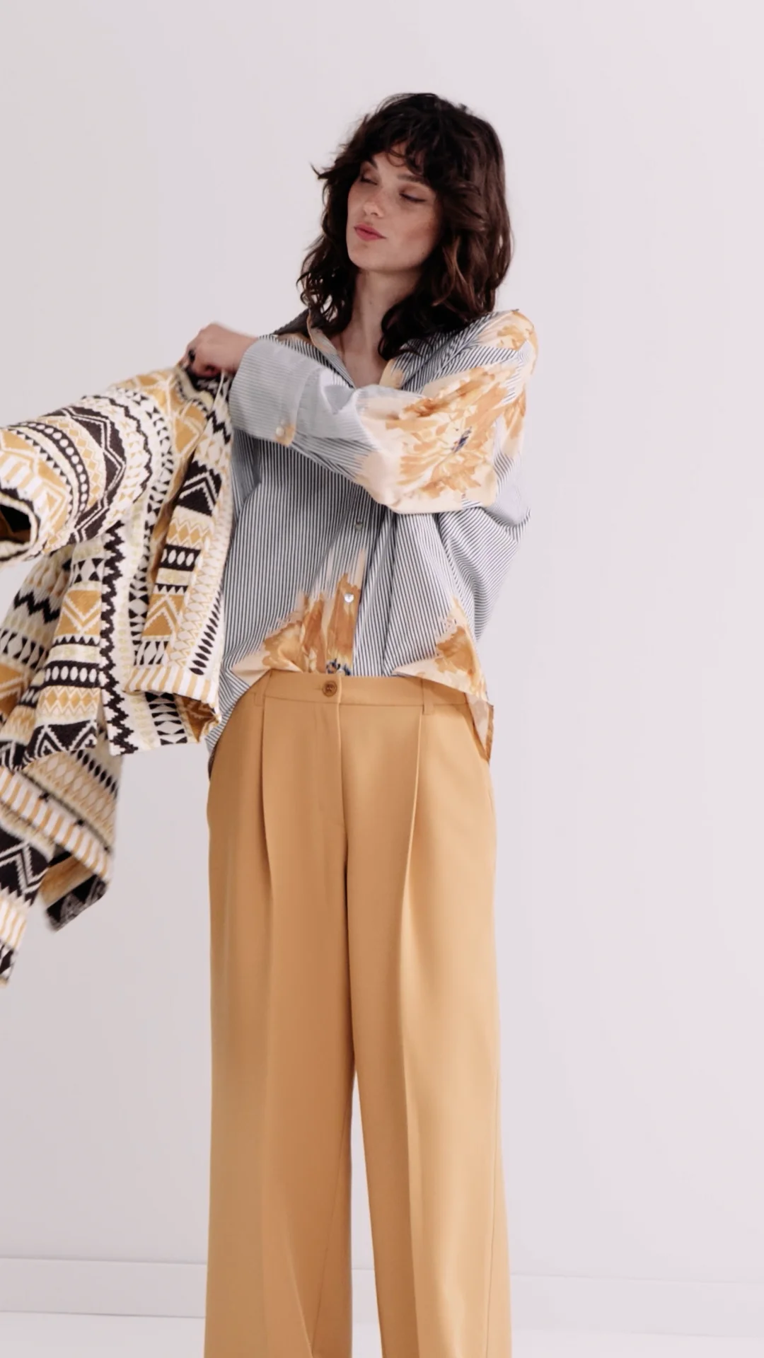 Jacquard kimono jacket – Summum Jacquard kimono jacket – Summum