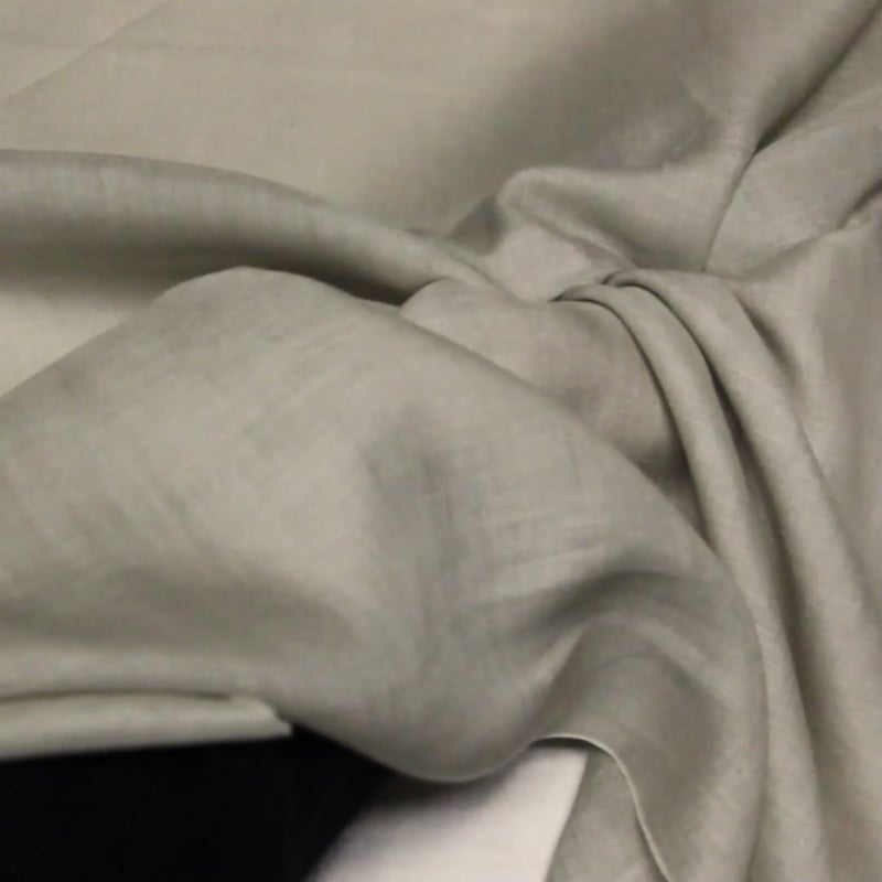 Vidéo: Étoffe 100 % lin - Beige grisé