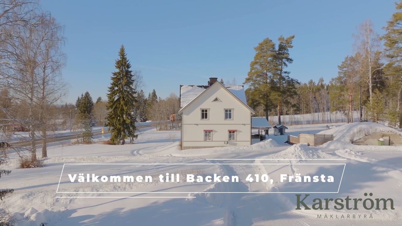 8 rum Villa på Backen 410 Fränsta Ånge kommun