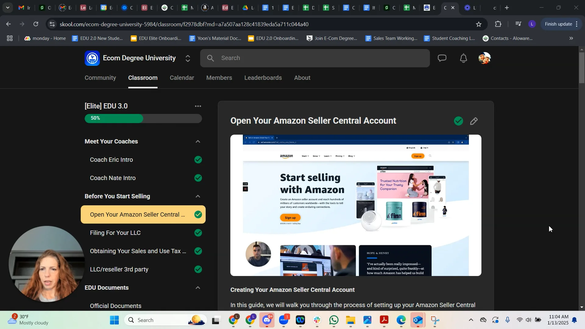 Creating Your Amazon Seller Central Account