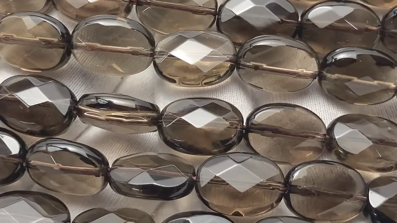 スモーキークォーツ （茶水晶）｜産地・ブラジル オーバルカット14×10