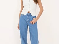 White boucle vest with buttons | My Jewellery