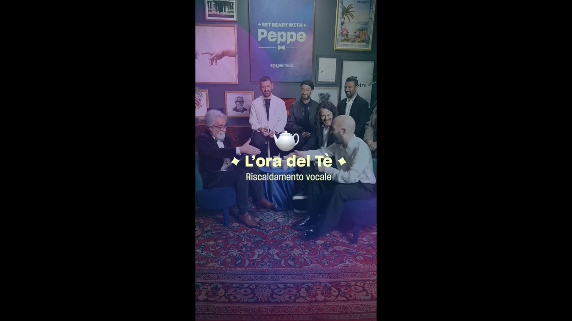 Amazon music - Sanremo 2024 - L'ora del tè