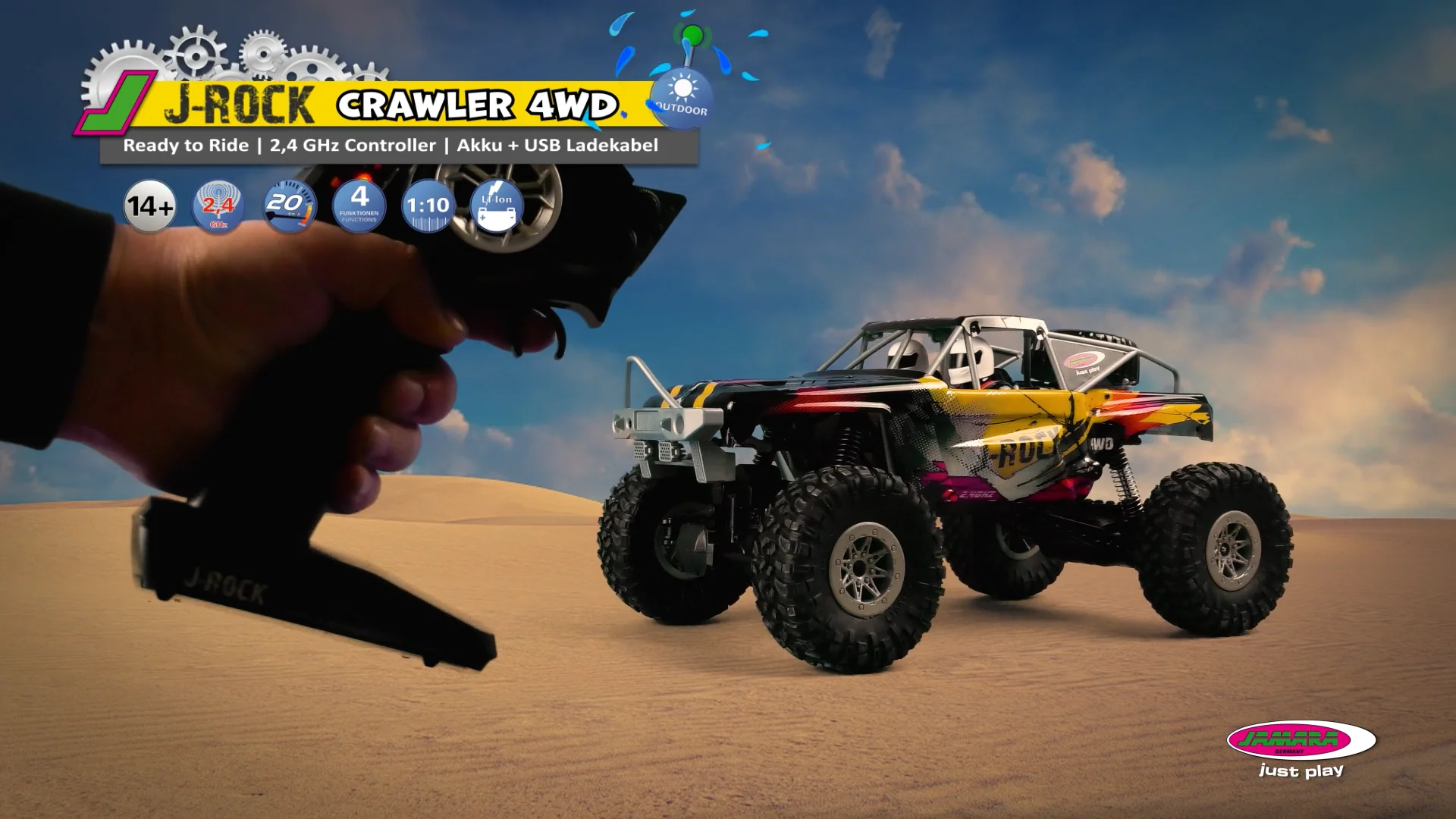 J-Rock Crawler 4WD 1:10 Li-Ion 2,4GHz