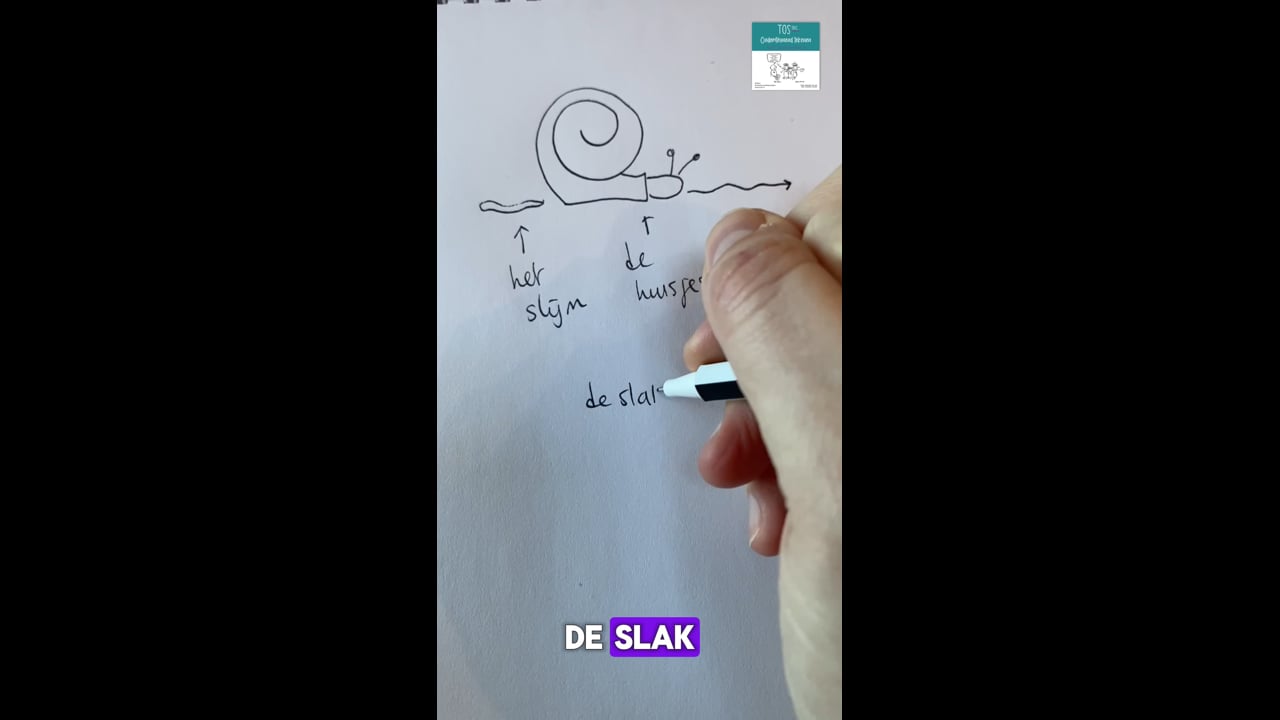 Slak (de) kruipt