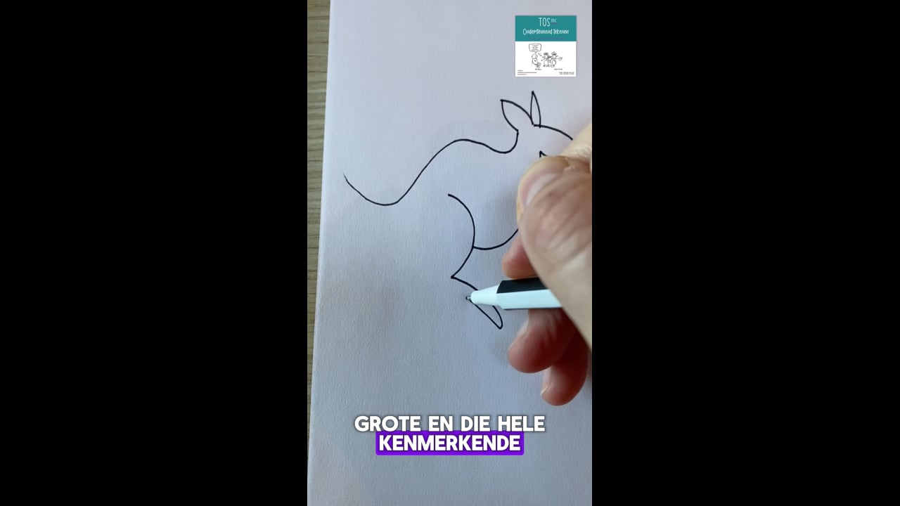 Kangoeroe (de) springt