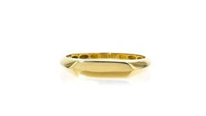 10kt Yellow Gold Personalized Bar Ring