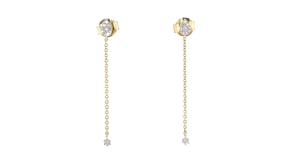 .10 ct. t.w. Diamond Teardrop Earrings in 10kt Yellow Gold