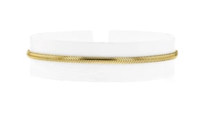 Italian 18kt Gold Over Sterling Flat Snake-Chain Anklet