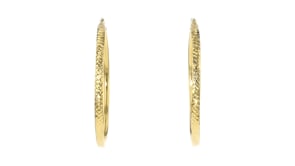 18kt Gold Over Sterling Large Hoop Earrings