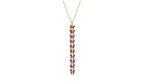2.00 ct. t.w. Amethyst Pendant Necklace in 18kt Gold Over Sterling