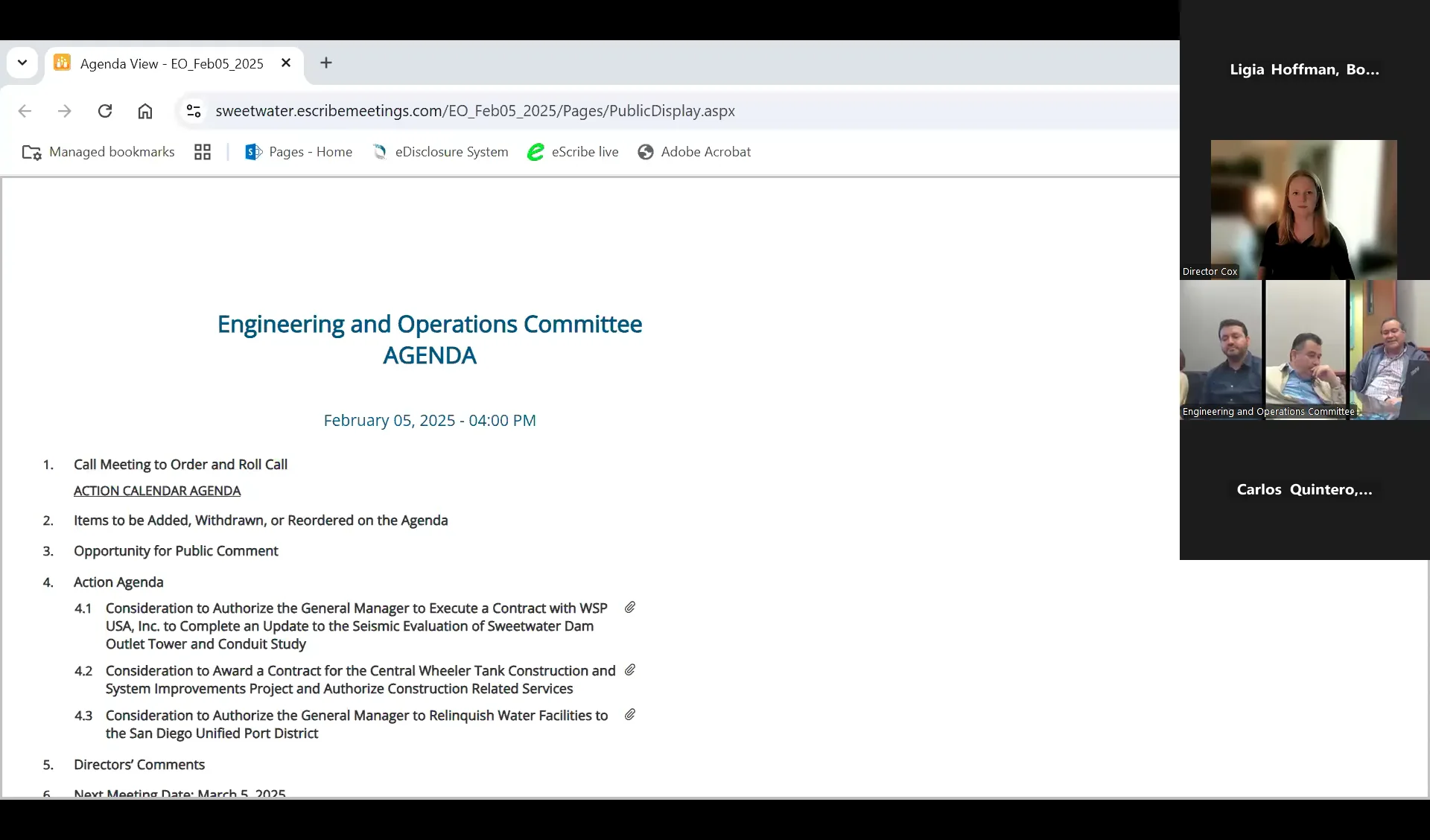 February 5, 2025 Engineering and Operations Committee Meeting