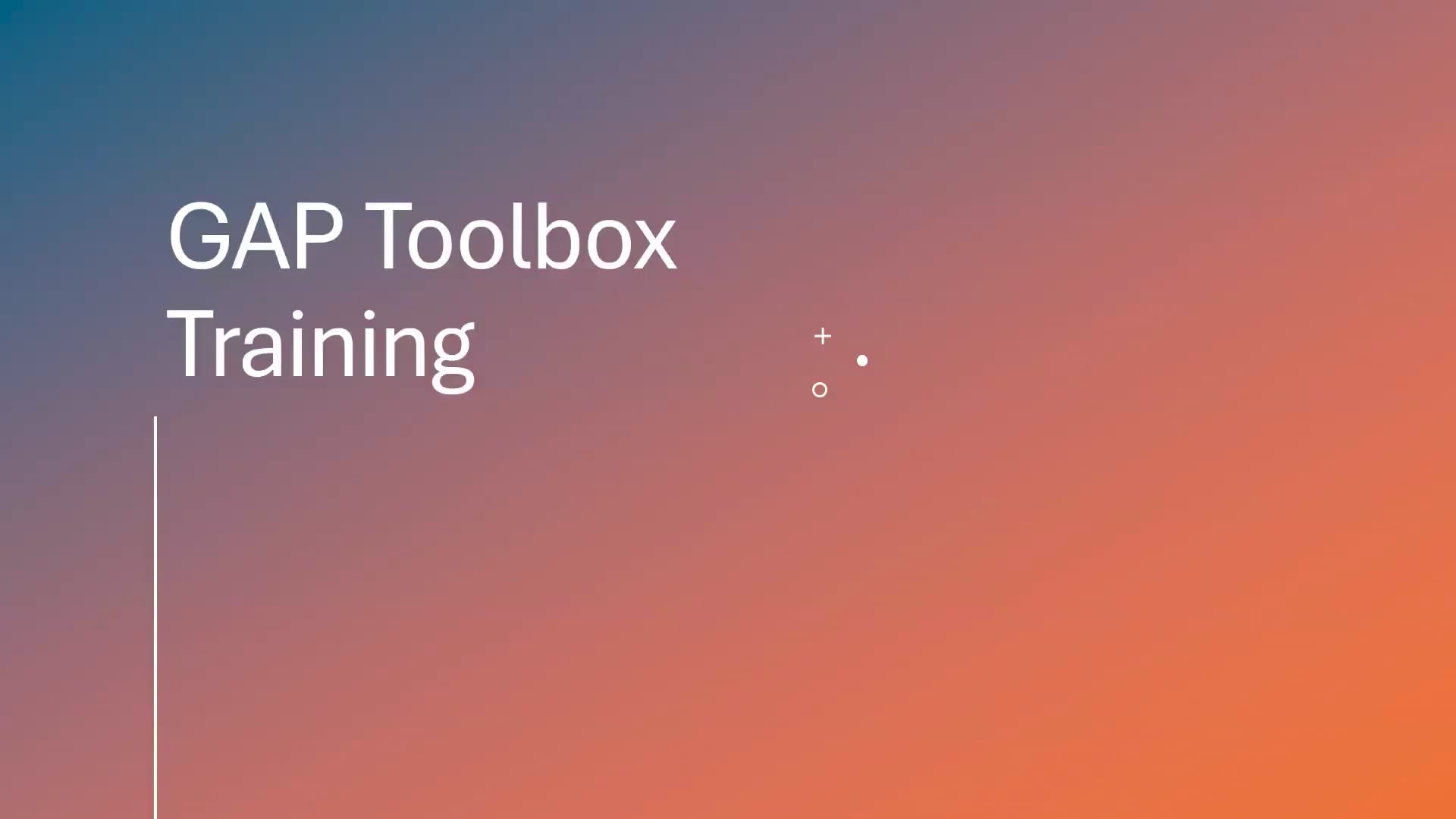 GAP Toolbox Training | Videos & Movies on Vimeo