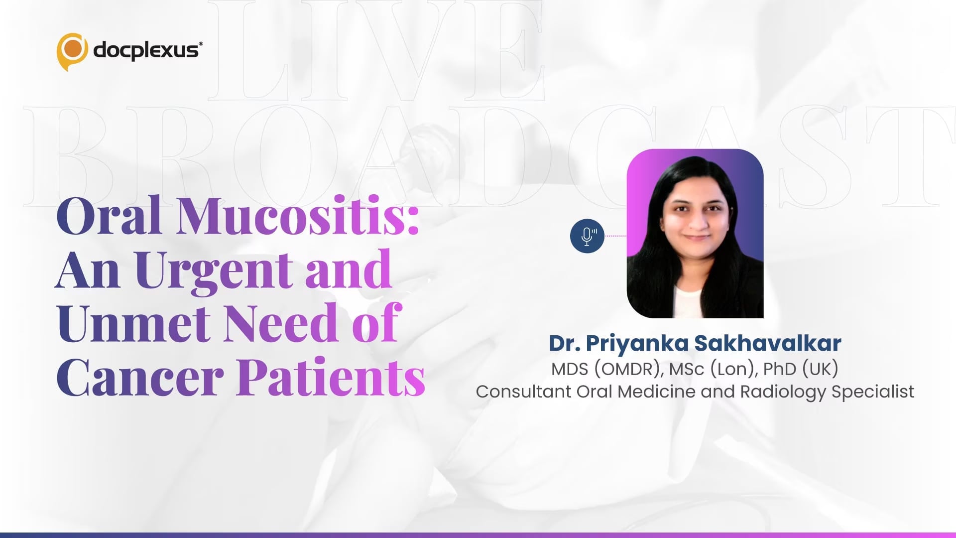 Oral Mucositis: An Urgent and Unmet Need of Cancer Patients