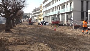 Les obres del Passeig Lluís Albert van a bon ritme