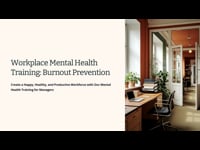 Introduction to Workplace Mental Health Training