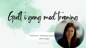 I gang med træning