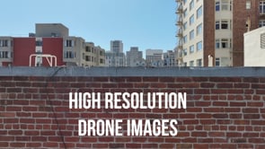 Architectural building condition assessment drone video