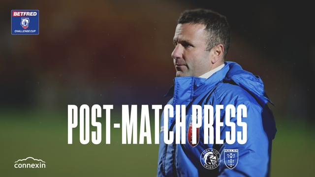 “We stuck with the task" - York Post-Match Press - Willie Peters