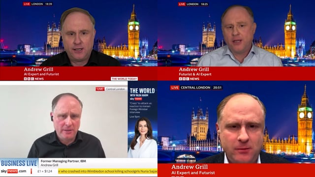 AI Expert Andrew Grill Media Appearances