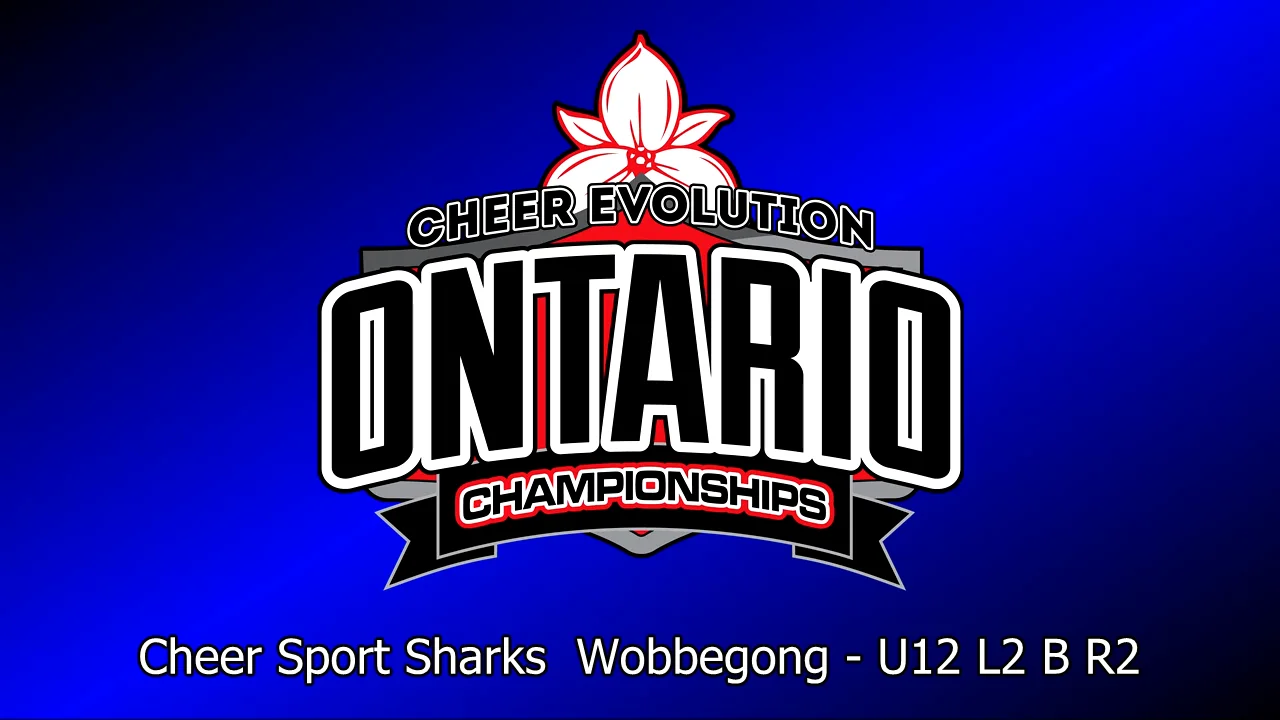 Cheer Sport Sharks  Wobbegong - U12 L2 B R2