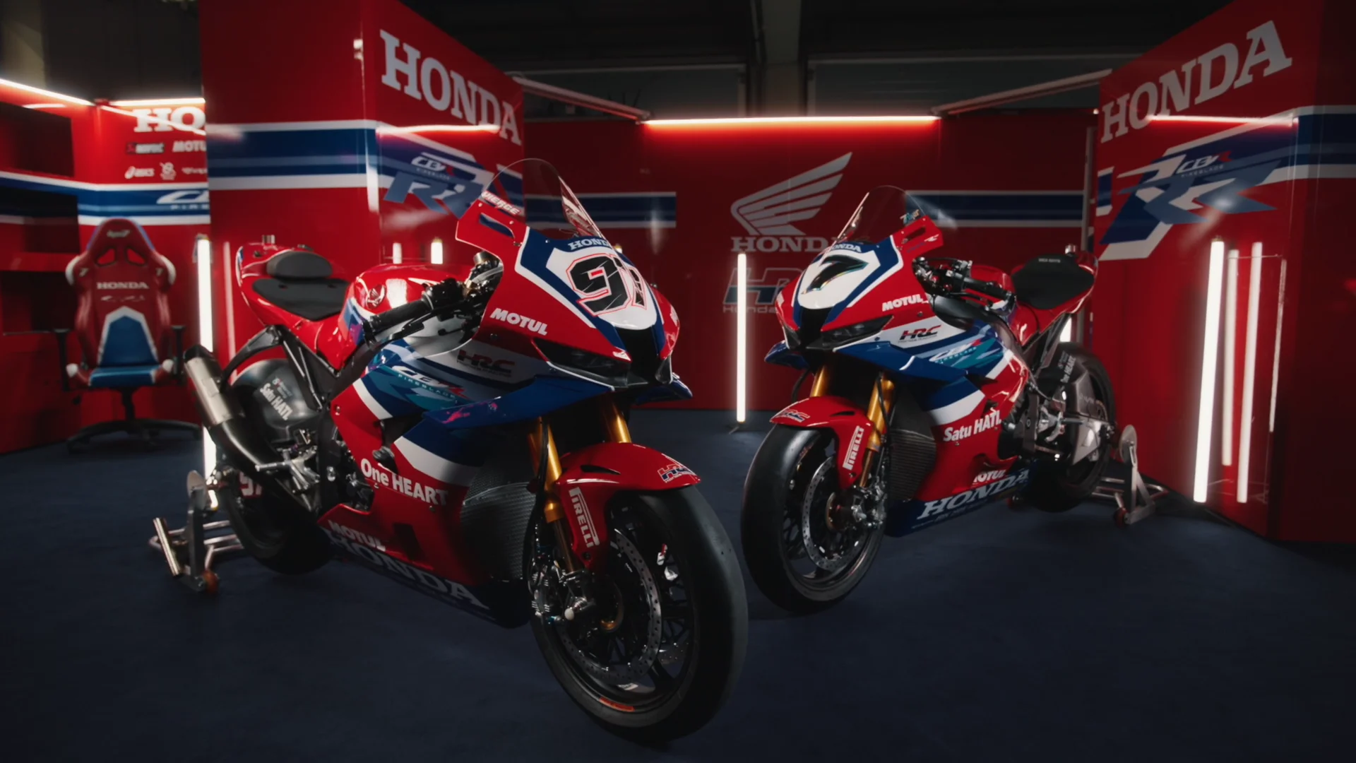 The Honda HRC team launches its 2025 World Superbike season