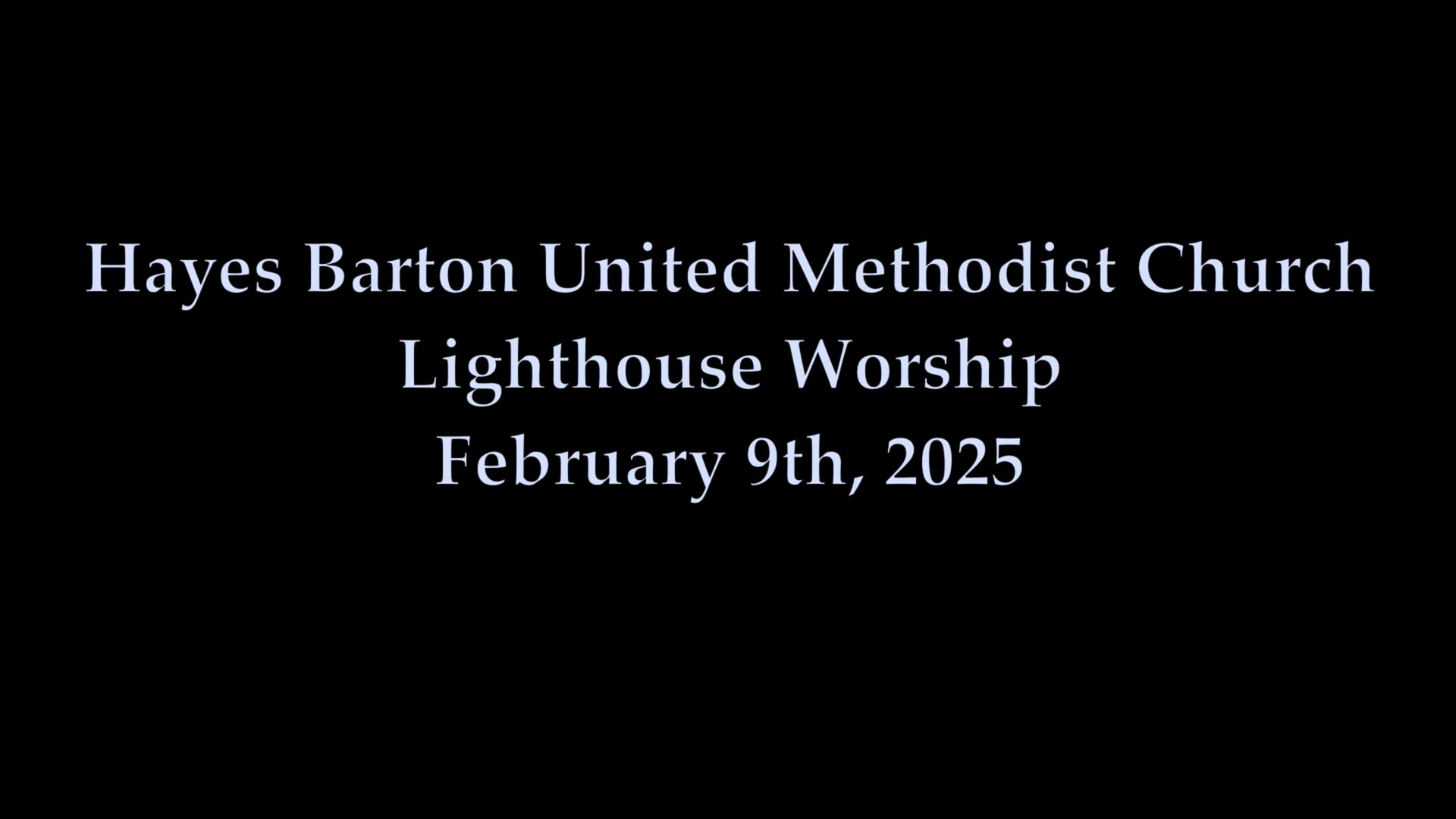 Lighthouse - February 9, 2025