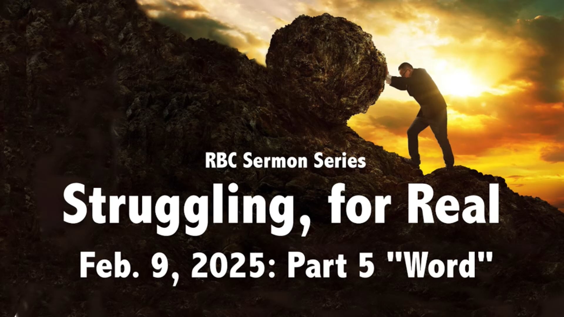 Royston Baptist Church 11 AM Worship Service Message for Feb. 9, 2025