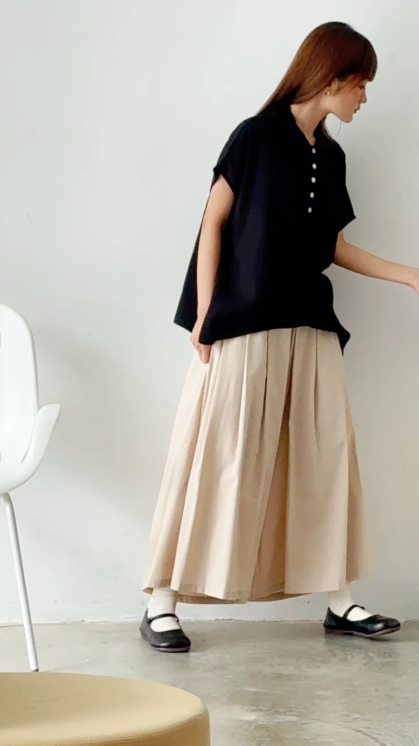 Skirt Pants – Beige – inboxStreetwear