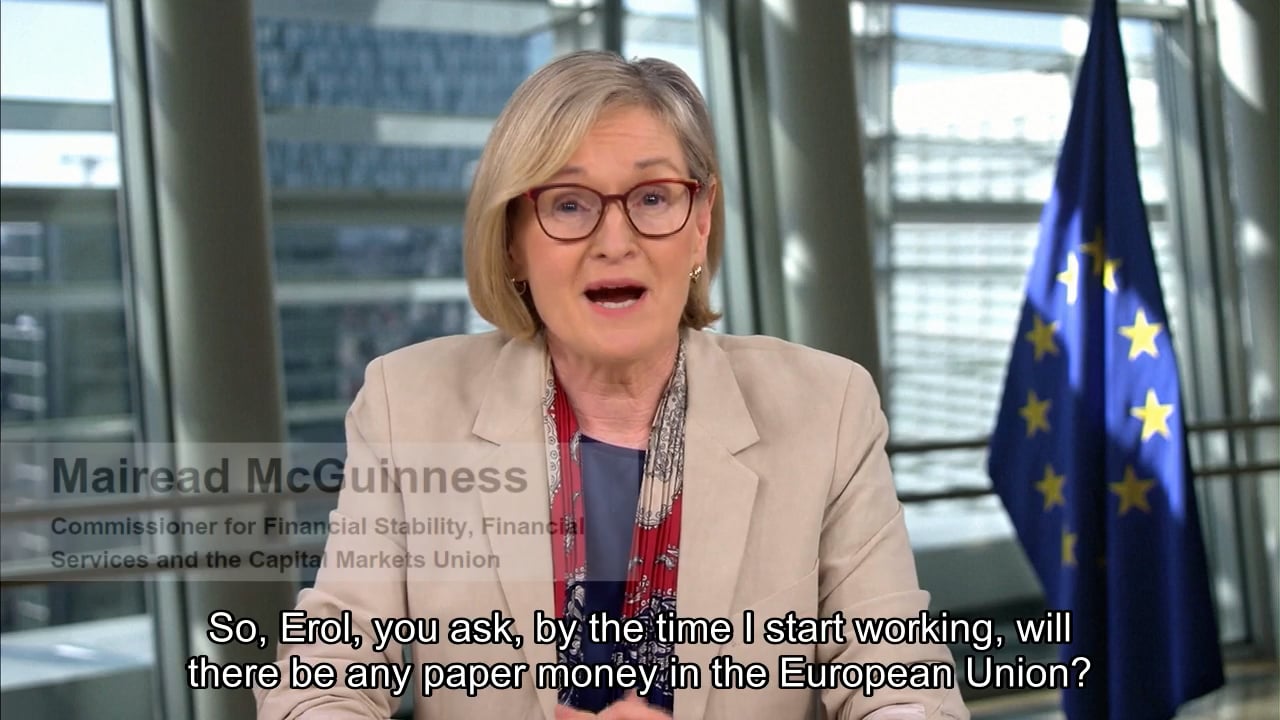 EMW24: Ask me anything session with Commissioner Mairead McGuinnes | Erol, 12, Germany